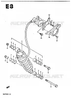 SHOCK ABSORBER for Suzuki GSX-S 750 1984