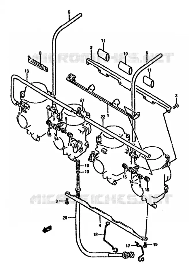 CARBURETOR FITTINGS Suzuki MOTO 750 GSX-F 1995  GSX750FS(K-T)