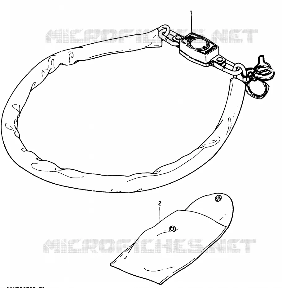 CHAIN LOCK Suzuki MOTO 750 GSX-E 1984  GSX750EE(D/E)