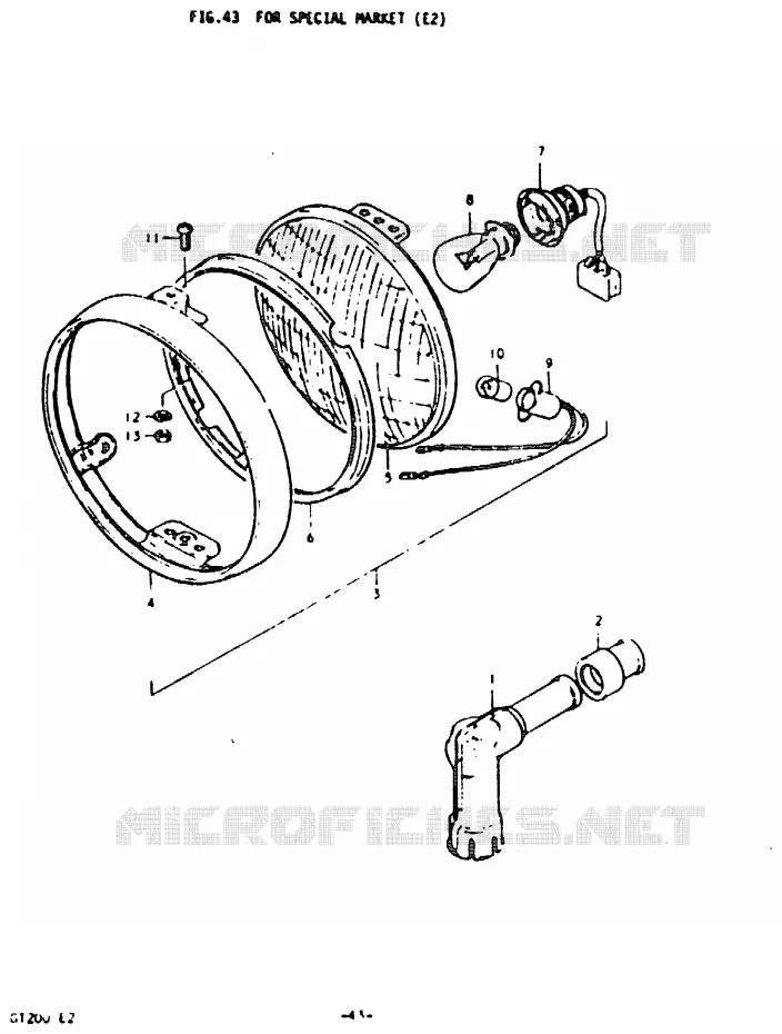 FOR SPECIAL MARKET (E2) Suzuki MOTO 200 GT 1992  GT200EN(N)