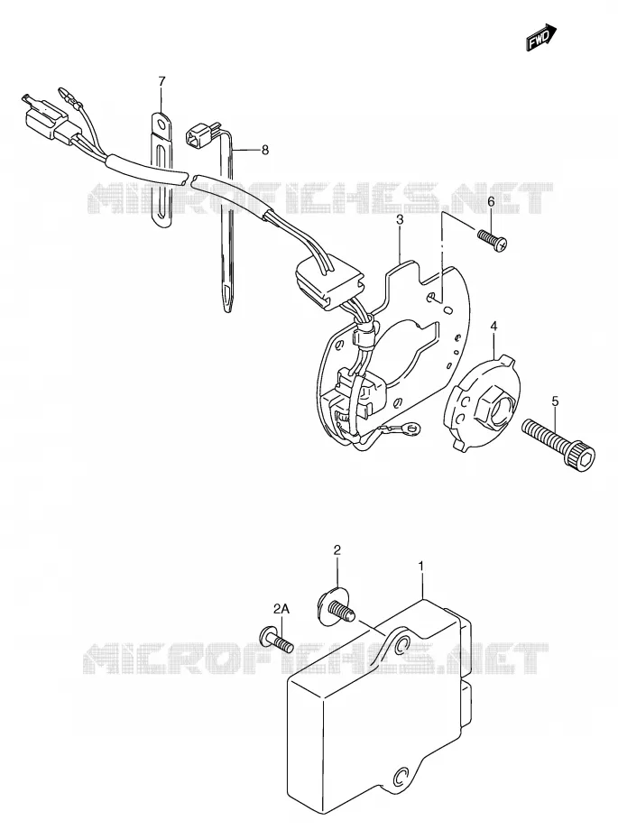 GENERATOR SENSOR (MODEL K/L/M/N/P/R/S) Suzuki MOTO 750 GSX-F 1993  GSX750FP(E2)