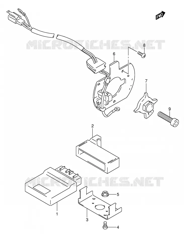 GENERATOR SENSOR Suzuki MOTO 600 GSX-F 2006  GSX600FK6(E2)