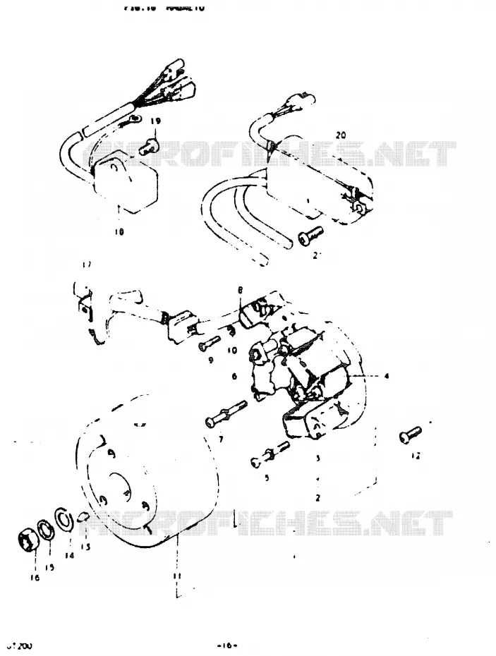 IGNITION Suzuki MOTO 200 GT 1992  GT200EN(N)