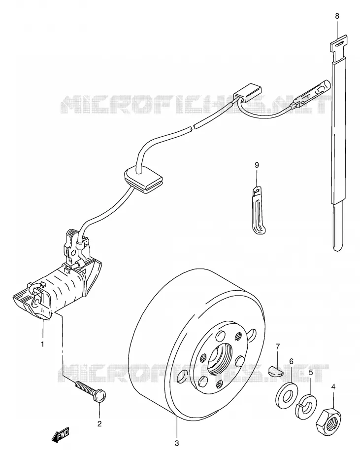 IGNITION Suzuki MOTO 50 JR 1996  JR50T(P3/P28)