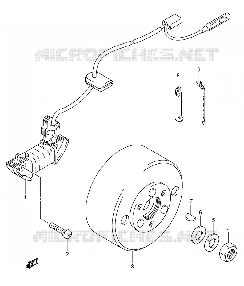IGNITION Suzuki MOTO 50 JR 2005  JR50K5(P3/P28)