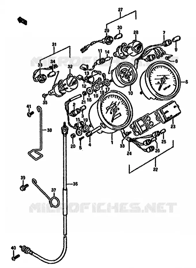 SPEEDOMETER Suzuki MOTO 750 GSX-F 1992  GSX750FN(K-T)