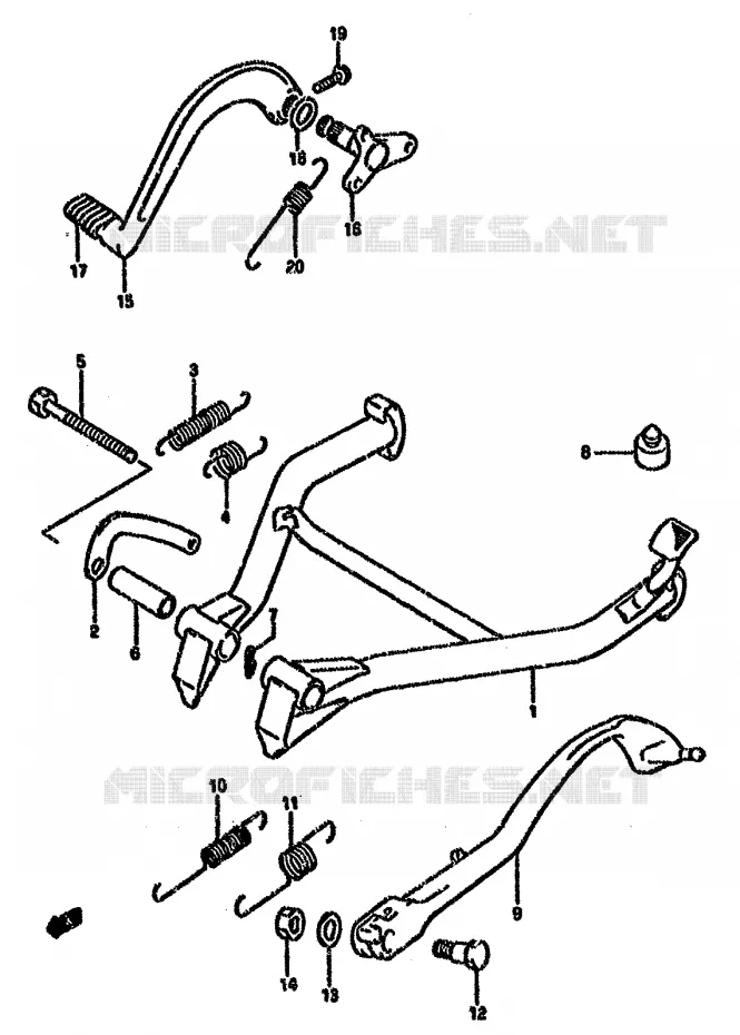 STAND Suzuki MOTO 750 GSX-F 1991  GSX750FM(K-T)