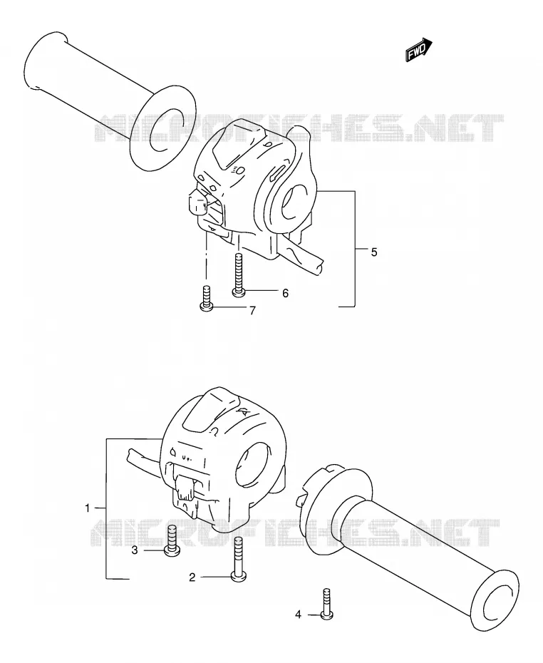 SWITCHES Suzuki MOTO 250 MARAUDER 2000  GZ250Y(E1)