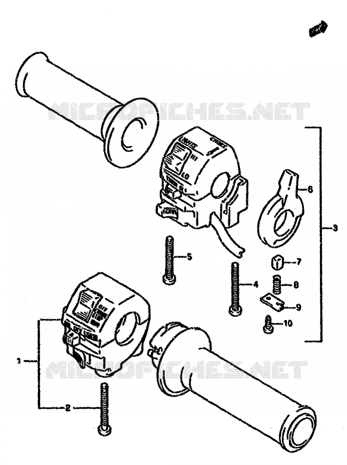 SWITCHES Suzuki MOTO 750 GSX-F 1989  GSX750FK(K-T)