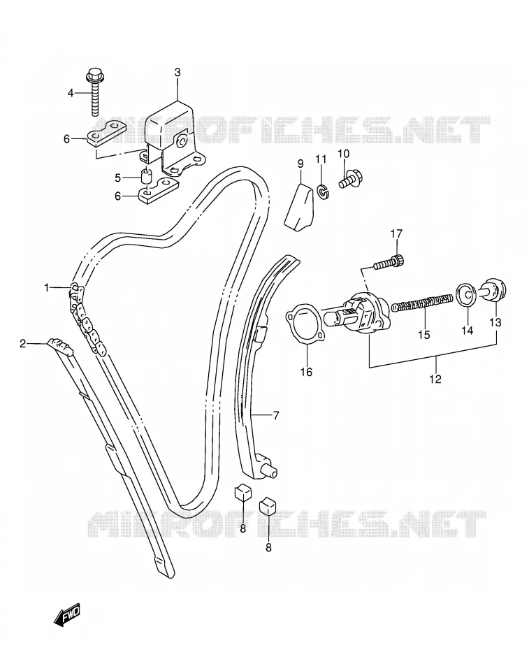 TIMING (MODEL J/K/L/M/N/P/R/S) Suzuki MOTO 600 GSX-F 1996  GSX600FT(E2)