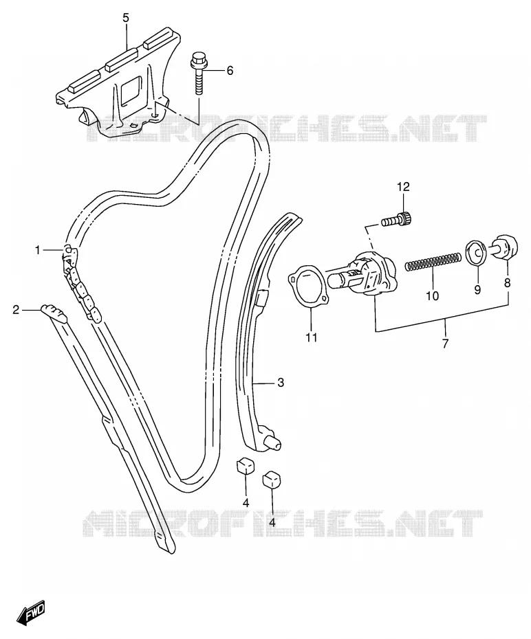 TIMING Suzuki MOTO 600 GSX-F 1999  GSX600FUX(E2)