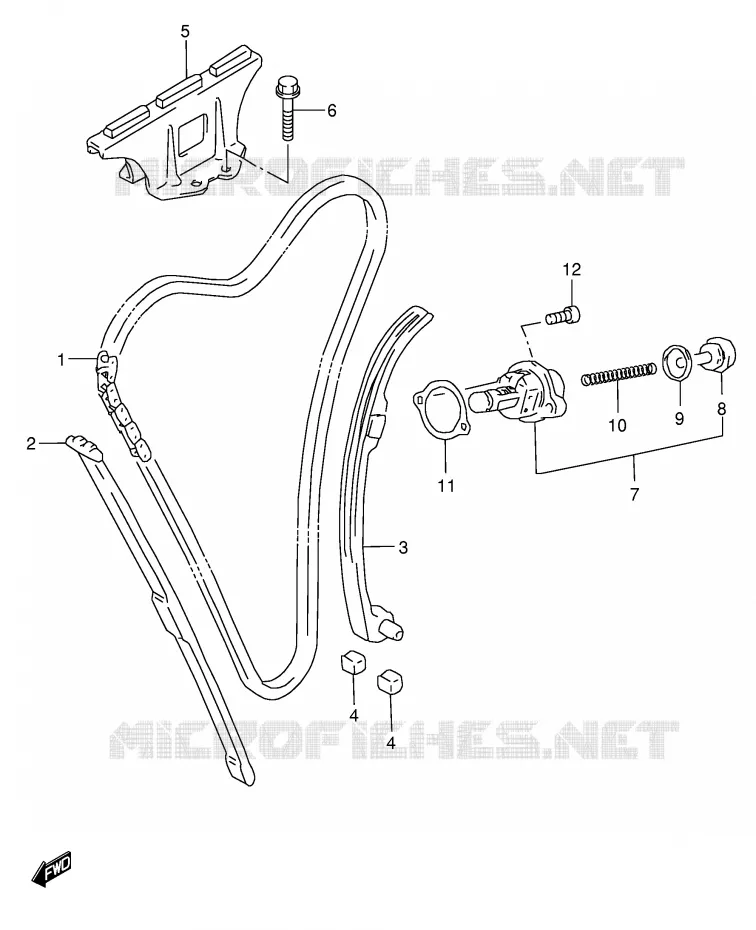 TIMING Suzuki MOTO 600 GSX-F 2005  GSX600FK5(E2)