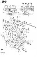 CRANKCASE for Suzuki GSX-S 750 1984