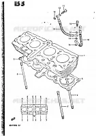 CYLINDER for Suzuki GSX-S 750 1984
