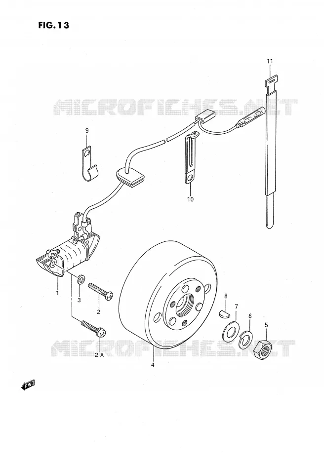 IGNITION Suzuki MOTO 50 JR 1993  JR50P(P28)