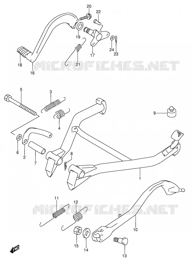 STAND Suzuki MOTO 600 GSX-F 1992  GSX600FU2N(E2)