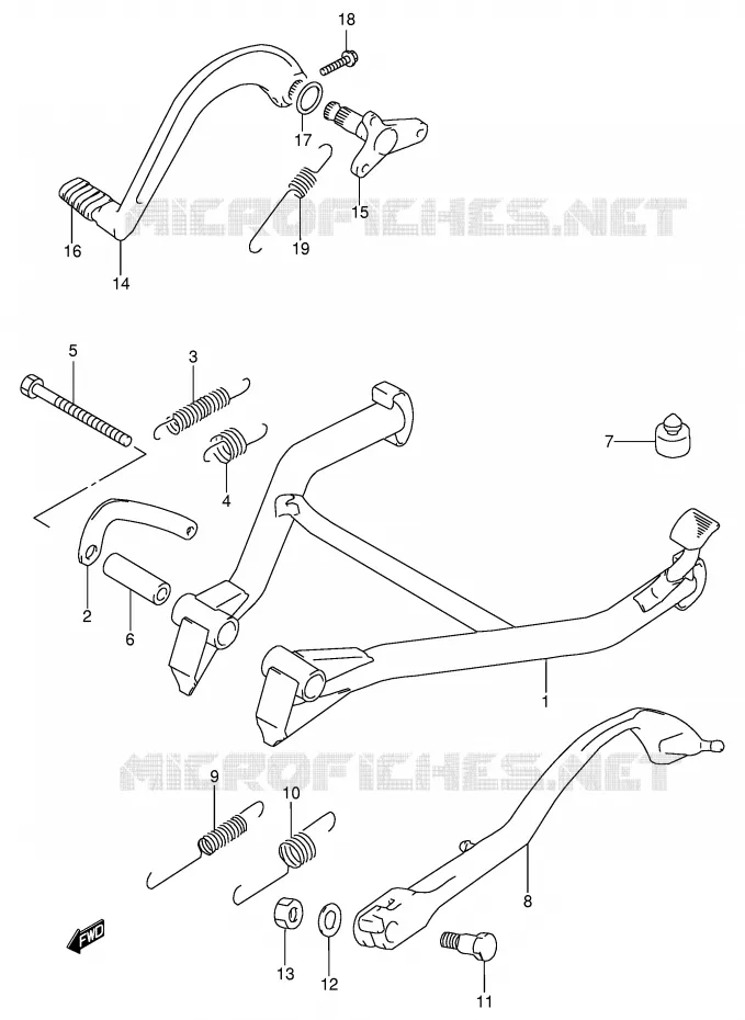 STAND Suzuki MOTO 600 GSX-F 1997  GSX600FU2V(E2)