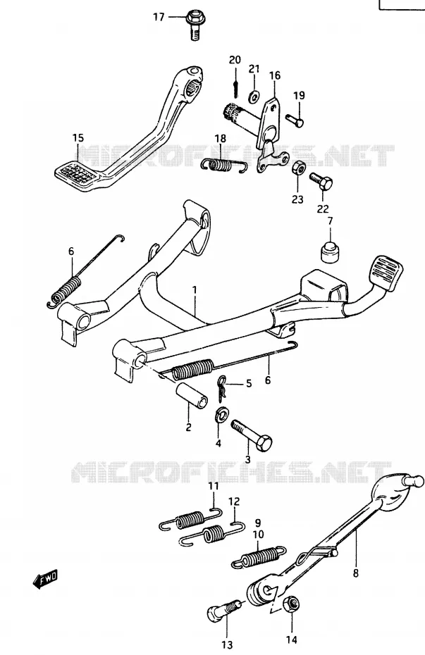 STAND Suzuki MOTO 750 GSX-E 1986  GSX750ESG(F)