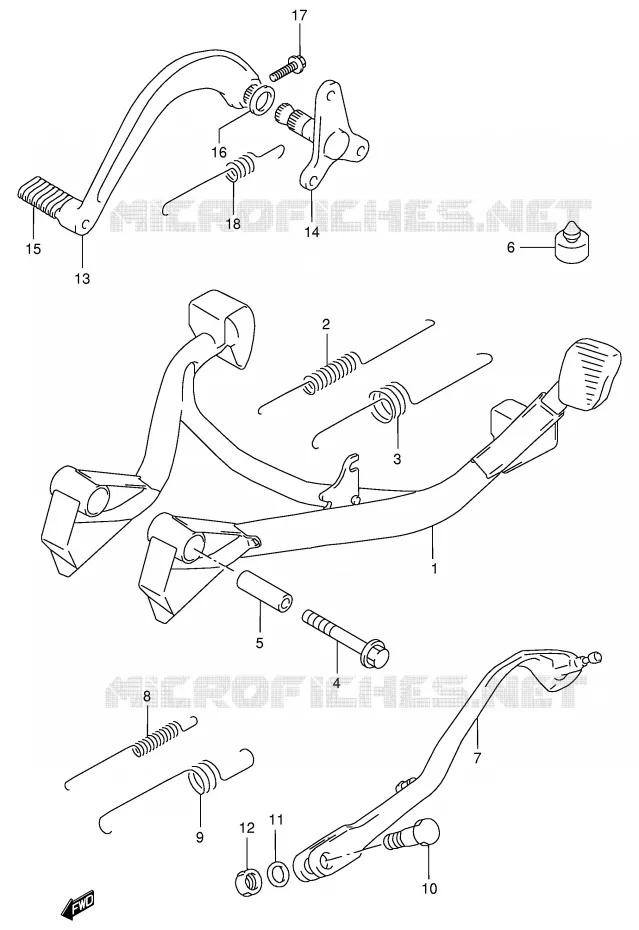 STAND Suzuki MOTO 750 GSX-F 2003  GSX750FLK3(E2)