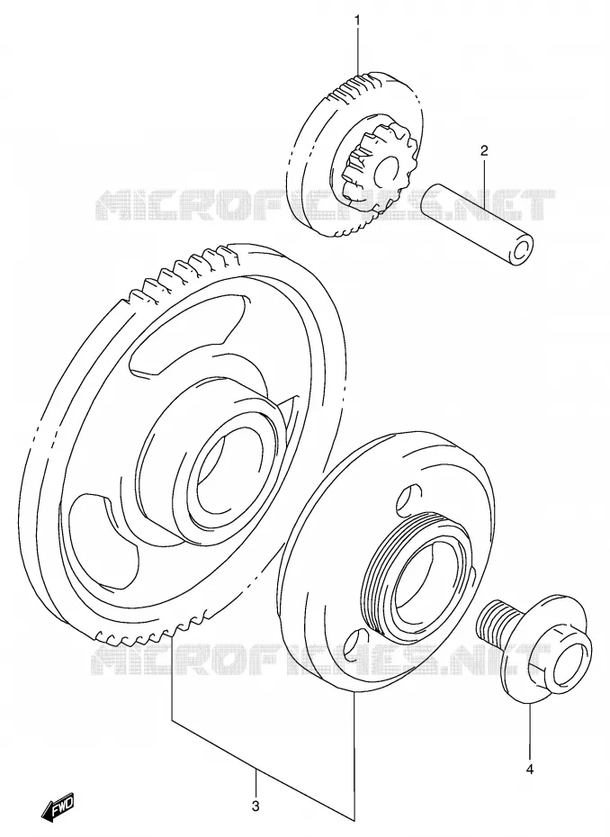 STARTER MOTOR CLUTCH Suzuki MOTO 600 GSX-F 1997  GSX600FU2V(E2)