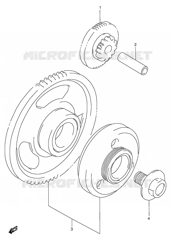 STARTER MOTOR CLUTCH Suzuki MOTO 600 GSX-F 1998  GSX600FUW(E2)