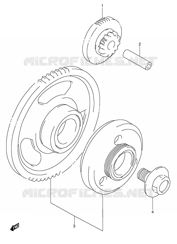 STARTER MOTOR CLUTCH Suzuki MOTO 600 GSX-F 2005  GSX600FK5(E2)