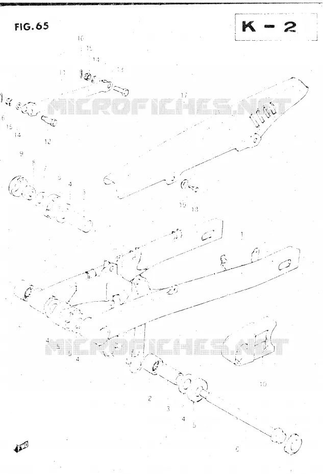 SWINGARM Suzuki MOTO 500 GSX-E 1984  GSX500EE(E39)