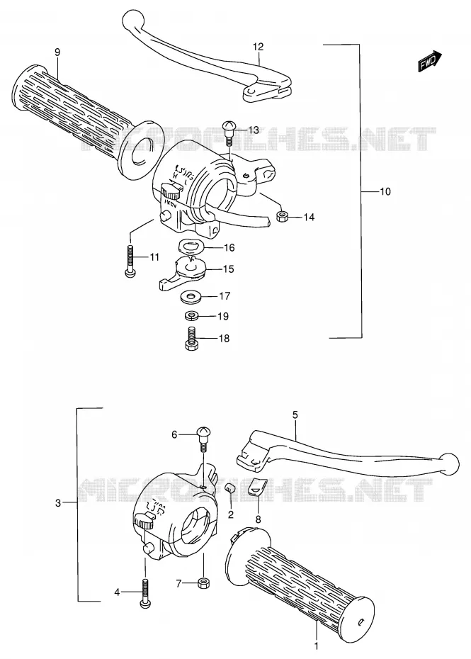SWITCHES Suzuki MOTO 125 Autres-modeles 1974  K125L(E7)