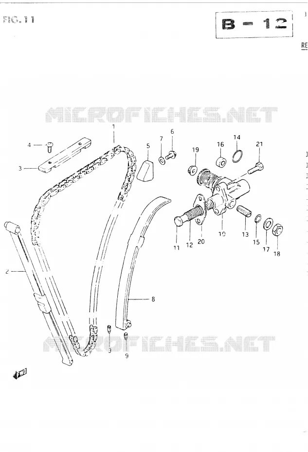 TIMING Suzuki MOTO 400 GSX 1984  GSX400EE(E2)