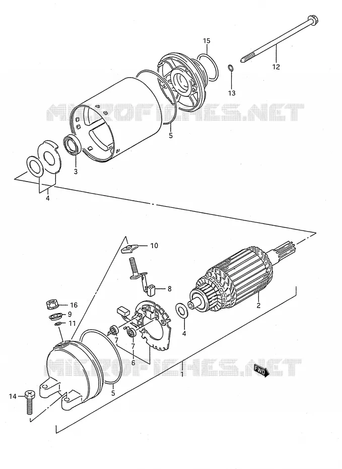 ALTERNATOR Suzuki MOTO 750 GSX-F 1991  GSX750FM(E28)