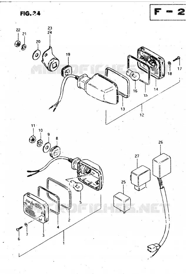 INDICATORS Suzuki MOTO 750 GSX-S 1982  GSX750SZ(E1)