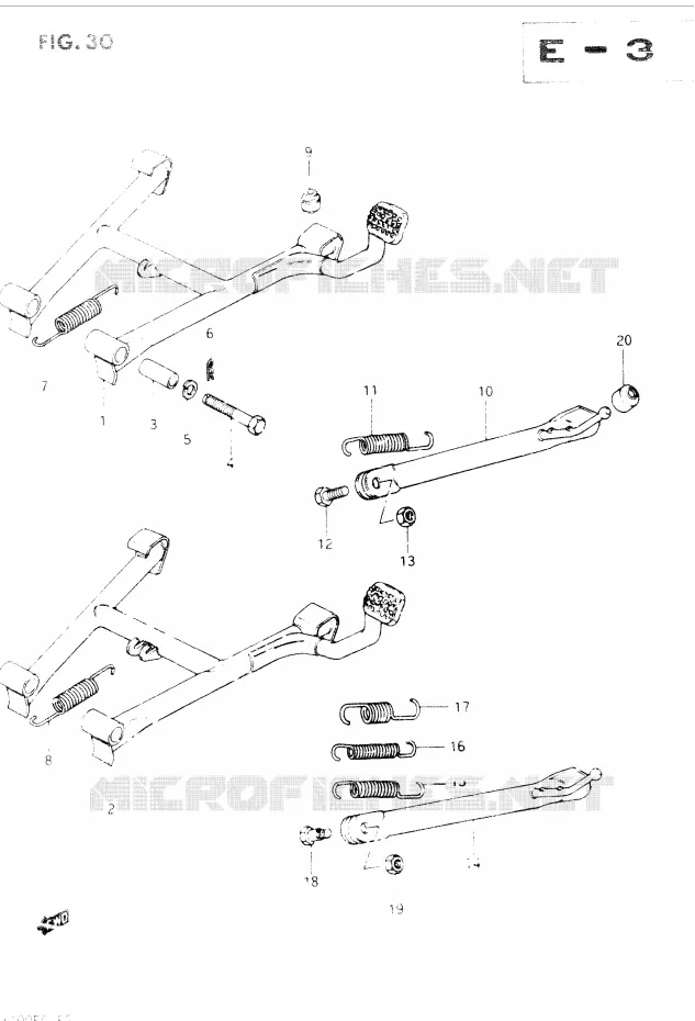 STAND Suzuki MOTO 400 GSX 1986  GSX400SG(E2)