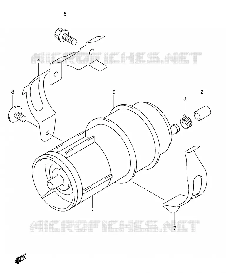 FUEL CATCH TANK Suzuki MOTO 1500 INTRUDER 2005  VL1500K5(E2)