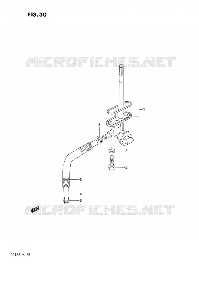 FUEL COCK Suzuki MOTO 125 RG 1992  RG125UN(E2)