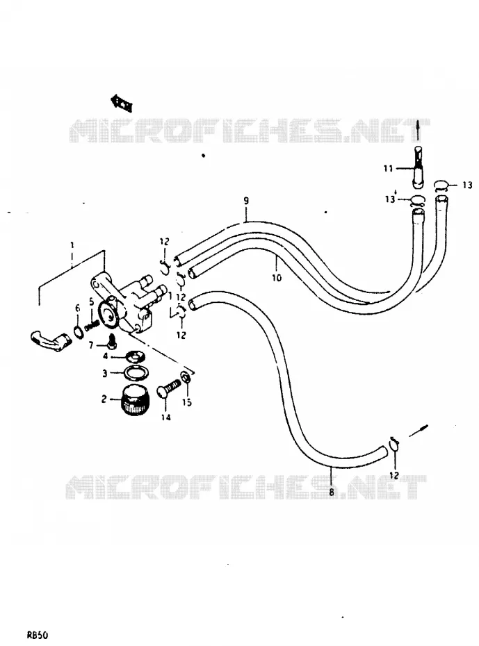 FUEL COCK Suzuki MOTO 50 Autres-modeles 1987  RB50H