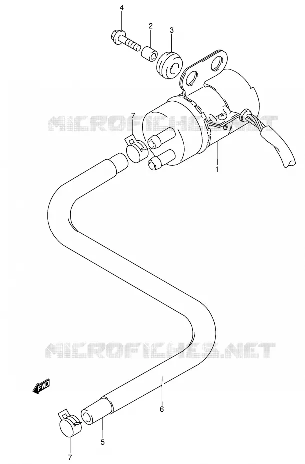 FUEL PUMP Suzuki MOTO 600 RF 1994  RF600RR(E2)
