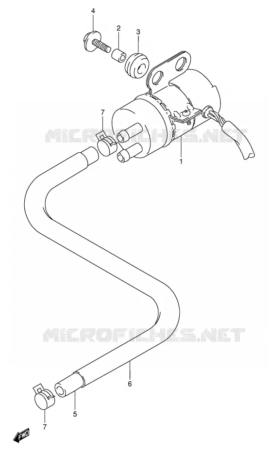 FUEL PUMP Suzuki MOTO 900 RF 1996  RF900RT(E2)
