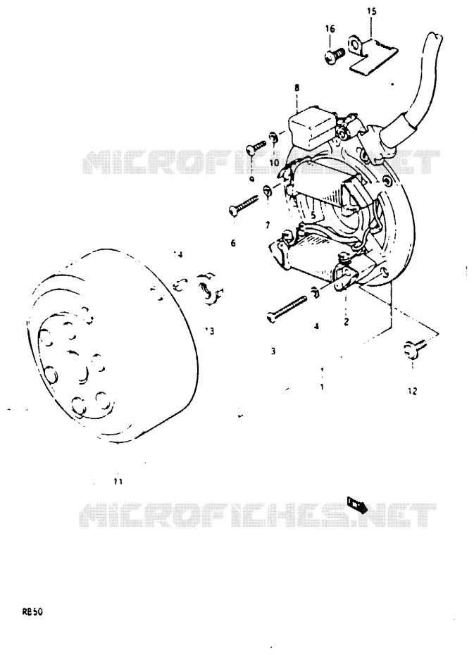 IGNITION Suzuki MOTO 50 Autres-modeles 1987  RB50H