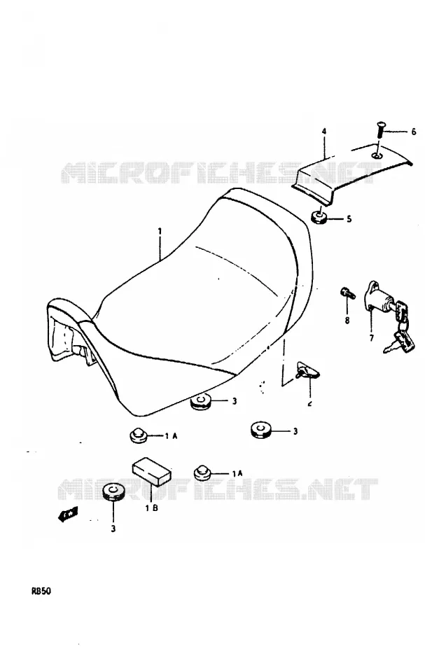 SEAT Suzuki MOTO 50 Autres-modeles 1987  RB50H