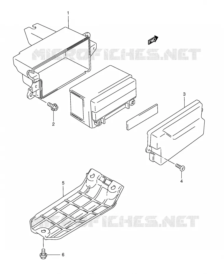BATTERY HOLDER Suzuki SCOOTER 125 BURGMAN 2000  AN125Y(E2)