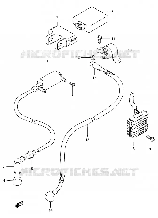 ELECTRICAL Suzuki MOTO 125 DF 2000  DF125EY(E4)