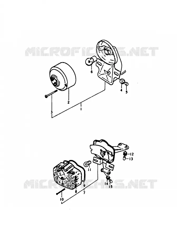 FOR SPECIAL MARKET (E2) Suzuki MOTO 100 A100 1990  A100L(K/L/M/N/4)