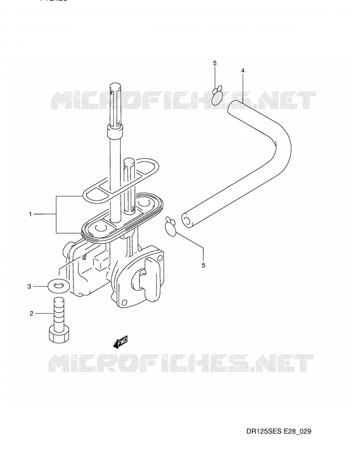 FUEL COCK Suzuki MOTO 125 DR 1994  DR125SER(E28)