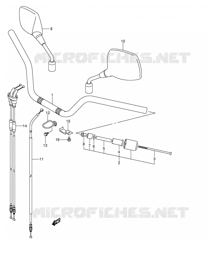 HANDLEBAR Suzuki MOTO 650 V-STROM 2006  DL650K6(E2)