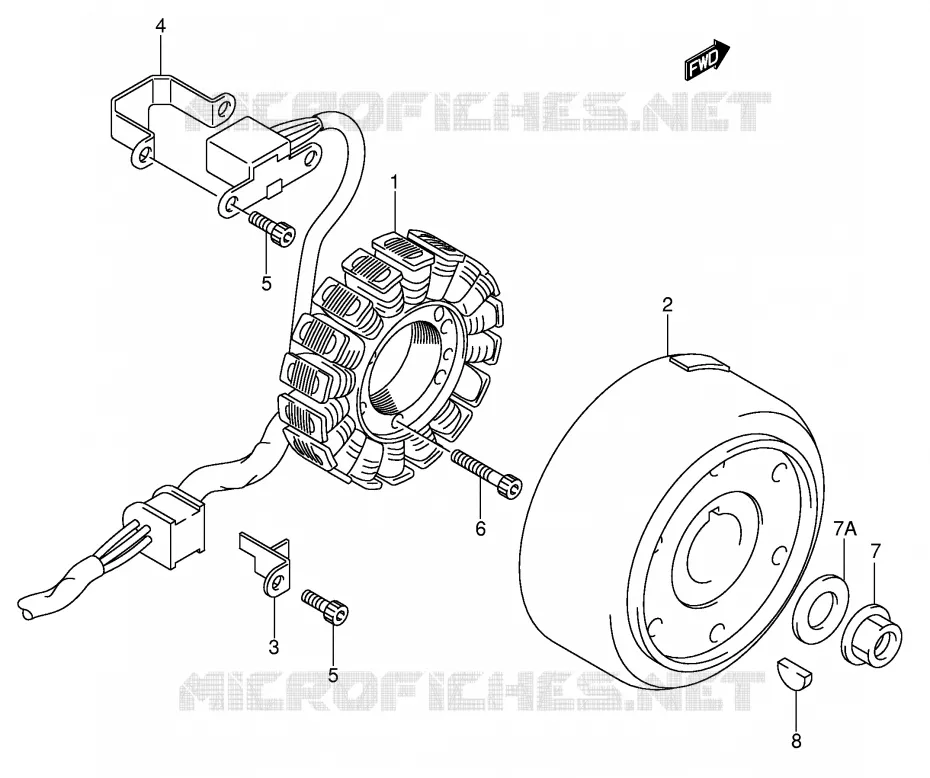 IGNITION (DR-Z400EY/EK1/EK2/EK3/EK4) Suzuki MOTO 400 DR-Z 2002  DR-Z400K2(E1)