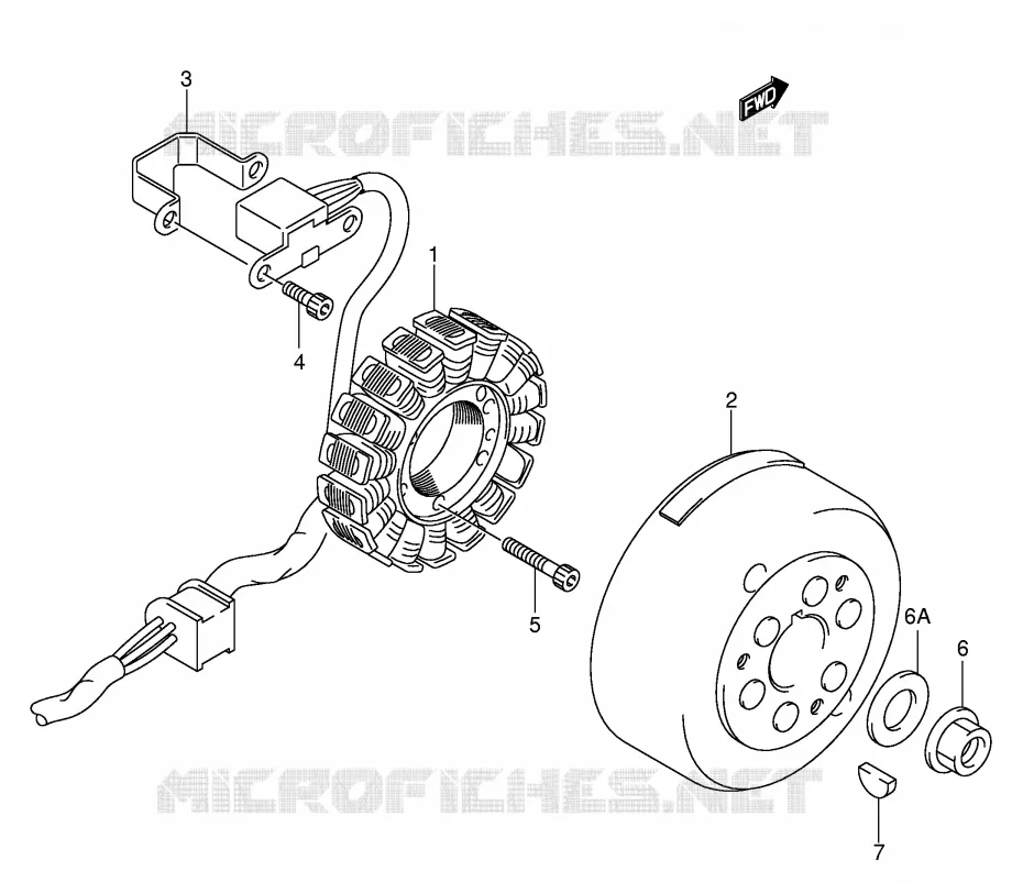 IGNITION (DR-Z400Y/K1/K2/K3/K4) Suzuki MOTO 400 DR-Z 2004  DR-Z400K4(E1)