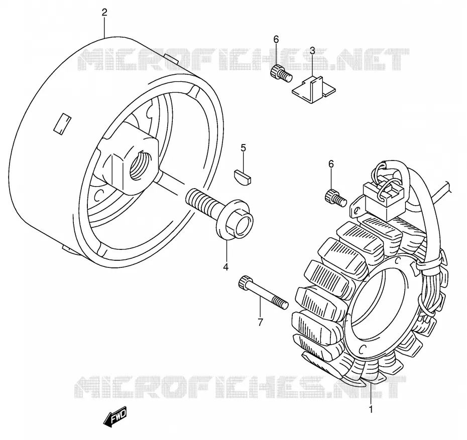 IGNITION Suzuki MOTO 1000 V-STROM 2004  DL1000K4(E2)