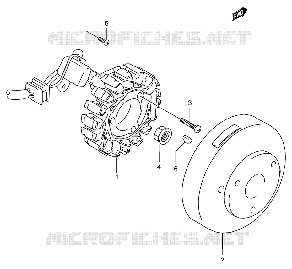 IGNITION Suzuki MOTO 125 DF 1999  DF125EX(E4)