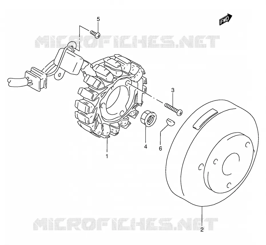 IGNITION Suzuki MOTO 200 DF 1999  DF200EX(E24)