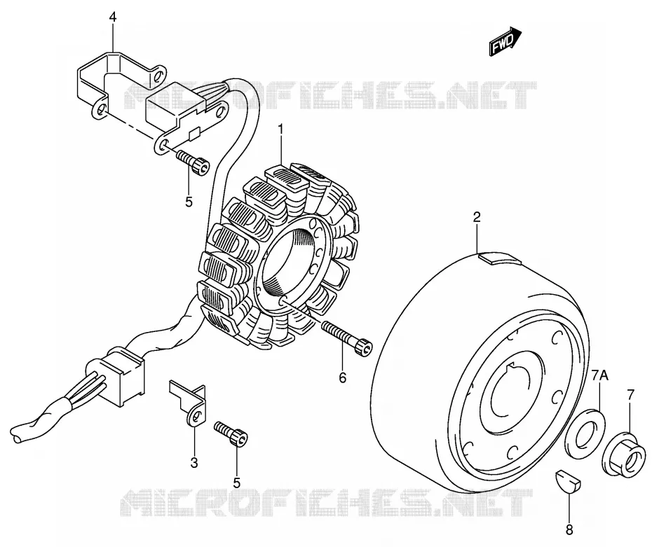 IGNITION Suzuki MOTO 400 DR-Z 2003  DR-Z400SK3(E3/E28)